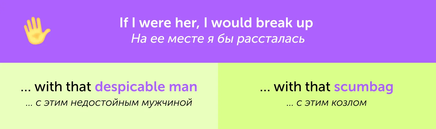 Деловой vs. разговорный английский. Сравниваем в карточках